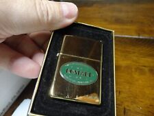 ROSEART NATIONAL ZIPPO DAY GOLD PLATE ZIPPO LIGHTER NEAR MINT 2005 1 OF 50 picture