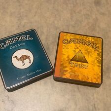Vintage Camel Empty Cigarette Tins Made In USA   picture