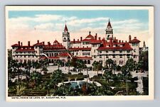 St Augustine FL-Florida, Hotel Ponce De Leon, Advertising, Vintage Postcard picture