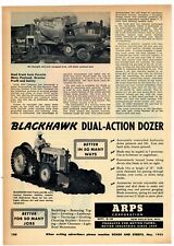 1963 ARPS Co. Ad: Blackhawk Dual Action Half Track Dozer - New Holstein, WI picture