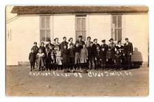 RPPC 1908. BASEBALL, ANTELOPE, OREGON. KIDS BASEBALL GATHERING . POSTCARD. GG17 picture