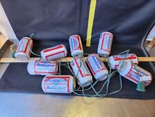 Vintage String Budweiser Can Lights Needs Bulbs Tested Works picture