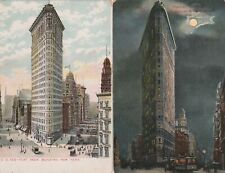 Flat Iron Building, New York City uc1910 Postcards (2) picture