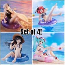 Set of 4 Aqua Float Girls NEW Taito Hatsune Miku Echidna Yukino Yukinoshit Nino picture