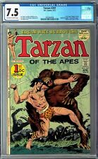 Tarzan #207 CGC 7.5 (Apr 1972, DC) Joe Kubert Marv Wolfman, 1st DC Issue, Origin picture