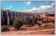  c1960s Down Stream View Buchanan Dam Texas Vintage Postcard picture