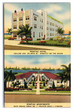 Ad Card - Pontiac Hotel and Pontiac Apartments in Miami Beach Florida FL picture