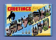 CHEYENNE WYOMING FRONTIER DAYS *2X3 FRIDGE MAGNET* LARGE LETTER POSTCARD VINTAGE picture