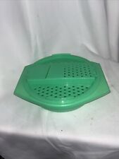 2pc- Vintage TUPPERWARE Cheese Grater Slicer and Bowl 787-4& 786-9 Jadeite Green picture
