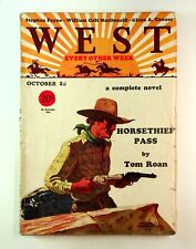 West Pulp Oct 2 1929 Vol. 22 #2 VG- 3.5 picture