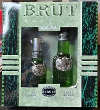 Brut By Faberge Classic 1.5 Oz Eau De Cologne And 3.2 Oz After Shave New in Box picture