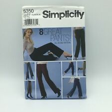 Simplicity 5350 Size PP 12, 14, 16, 19 Uncut Misses Design Your Own Pants With S picture
