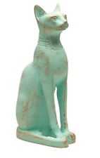Patina Bastet Cat Statue - Made in Egypt - 5