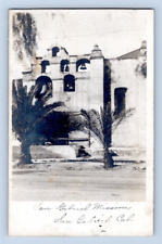 RPPC 1907. SAN GABRIEL MISSION. SAN GABRIEL, CAL. POSTCARD. GG18 picture