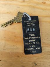 Vintage Motel Key Fob Room 208 The Owatonna Inne Owatonna Minnesota  picture