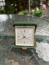 VINTAGE KAISER TRAVEL ALARM CLOCK 7 JEWELS MADE IN GERMANY ** WORKING ** -#H31 picture