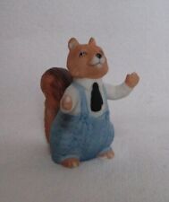 Fitz & Floyd Holiday Hamlet 1994 Proud Papa Squirrel Figurine  Enchanted Forest picture
