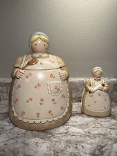 Vintage Otagiri Country with Rolling Pin Cookie Jar And Napkin Holder Set picture