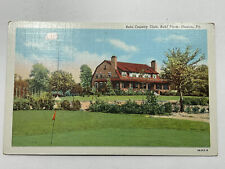 Postcard PA Sharon Buhl Country Club Buhl Farm Vintage Linen K16 picture