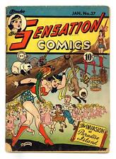 Sensation Comics #37 GD 2.0 1945 picture
