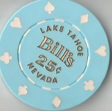 BILL'S LAKE TAHOE NV 25 CENT  CASINO  CHIP picture