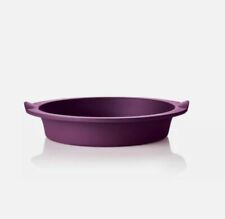 New Tupperware Silicone Round Form Royal Purple Amethyst Cakes Baking Mold New picture