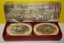Avon 1876 Winterscapes Decorative Soap Set Original Box Currier & Ives Holiday picture