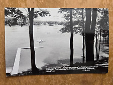 vintage RPPC postcard 1951 St. Mary's Lake Battle Creek, Michigan picture