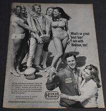 1970 Print Ad Sexy Bikini Pinup Girls Hedman Hedders Impress Someone Art Beauty picture