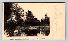 Douglas MI-Michigan, Kalamazoo River, Antique, Vintage Souvenir Postcard picture