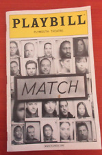 Playbill MATCH Plymouth Theatre picture