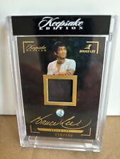 2024 Keepsake Bruce Lee 50th Anniversary Relic Materials Sky Blue Topaz #76/100 picture