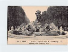 Postcard Carpeaux Fountain, Luxembourg Garden, Paris, France picture