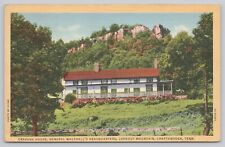 Cravens House Walthall's Headquarters Lookout Mountain TN Vintage Linen Postcard picture
