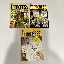 Terroress 1-3 Complete Set 1 2 3 helpless anger comics Rare 1990 picture