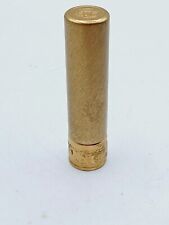 VINTAGE COLLECTIBLE DOROTHY GRAY MOISTURE LIPSTICK GOLD METAL TUBE NOS picture
