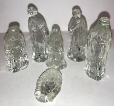 K's Collection 6 Piece Miniature Glass Figurine Nativity Set picture