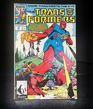 The TRANSFORMERS Issue #33 — VERY FINE — MARVEL Comics: Copper Age. Vess Cover picture