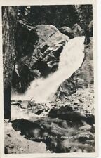 BOULDER CO - Boulder Canon Boulder Falls Real Photo Postcard rppc - 1927 picture