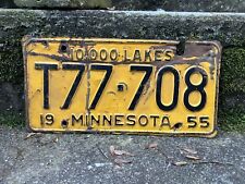 Authentic 1948 Minnesota License Plate Metal Vintage License Plate Auto Tag picture