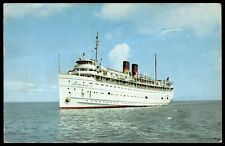 Postcard Chrome SS South American Great Lakes cruise ship picture