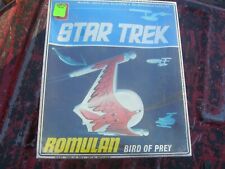 Star Trek Romulan Bird Of Prey Space Ship 1975 Plastic Model Kit S957 New Sealed picture