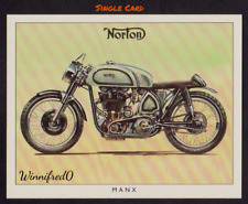 Golden Era (Norton 1st Series Motor Cycles) 1962 Norton Manx.  Single Card #6/7 picture