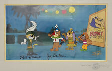 Hanna Barbera:Top Cat+Friends Original Prod Cel/OBG Signed/Remark by Singer H+B picture