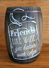 Pavillion Gift Co 2012 Friends Are Like Fine Wine Tealight Candle Holder picture