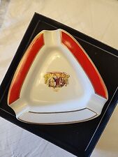Romeo Y Julieta Porcelain Cigar Ashtray - Red, White & Gold Trim - New In Box picture