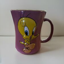 TWEETY BIRD LOONEY TUNES 3D CUP MUG Coffee Pink Yellow XPRES 2005 Warner Bros picture