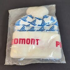 PIEDMONT AIRLINES  Rare Vintage Knit Toboggan Hat VG picture