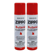 ZIPPO BUTANE FUEL 75 ml Lighter Fluid MADE IN USA 2 Pack ( packaging may vary ) picture