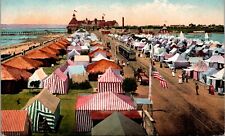 Postcard Overview of Tent City in Coronado, San Diego, California picture